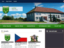 Tablet Screenshot of katov.cz